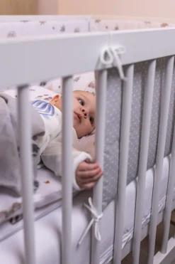 Babymam dwustronny ochraniacz 180x30 do łóżeczka