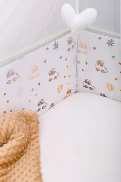 Babymam dwustronny ochraniacz 180x30 do łóżeczka