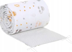 Babymam dwustronny ochraniacz 180x30 do łóżeczka