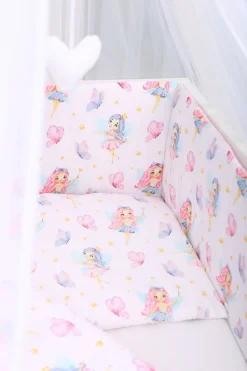Babymam dwustronny ochraniacz 180x30 do łóżeczka