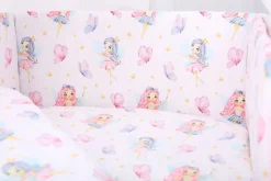 Babymam dwustronny ochraniacz 180x30 do łóżeczka