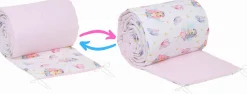 Babymam dwustronny ochraniacz 180x30 do łóżeczka