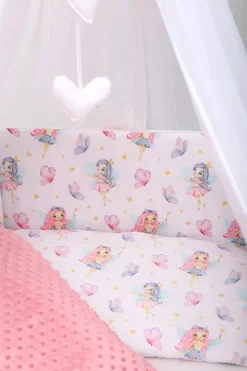 Babymam dwustronny ochraniacz 180x30 do łóżeczka