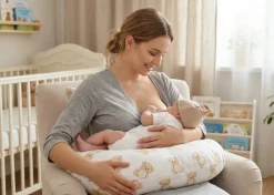 Babymam fasolka rogal do karmienia poduszka