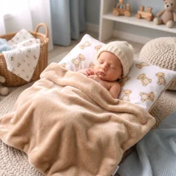 Babymam kocyk dla niemowląt uniwersalny dwustronny