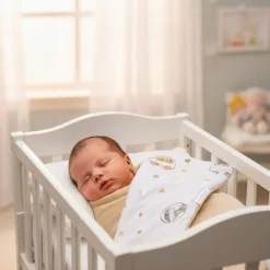 Babymam kocyk dla niemowląt uniwersalny dwustronny