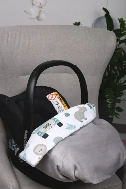 Babymam kocyk dla niemowląt uniwersalny dwustronny