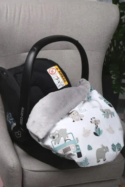 Babymam kocyk dla niemowląt uniwersalny dwustronny
