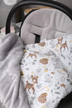 Babymam kocyk dla niemowląt uniwersalny dwustronny