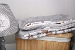 Babymam kocyk dla niemowląt uniwersalny dwustronny