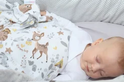 Babymam kocyk dla niemowląt uniwersalny dwustronny