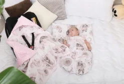 Babymam kocyk minky do fotelika nosidełka ciepły