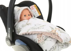 Babymam kocyk minky do fotelika nosidełka ciepły