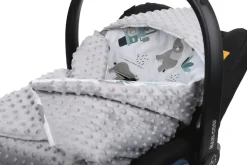Babymam kocyk minky do fotelika nosidełka ciepły