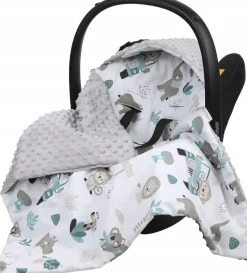 Babymam kocyk minky do fotelika nosidełka ciepły