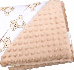 Babymam kocyk minky do fotelika nosidełka ciepły