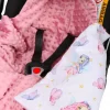 Babymam kocyk minky do fotelika nosidełka ciepły