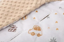 Babymam kocyk minky do fotelika nosidełka ciepły