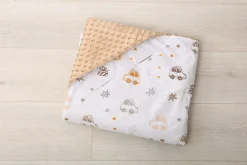 Babymam kocyk minky do fotelika nosidełka ciepły