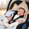 Babymam kocyk minky do fotelika nosidełka ciepły