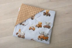 Babymam kocyk minky do fotelika nosidełka ciepły