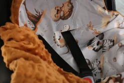 Babymam kocyk minky do fotelika nosidełka ciepły