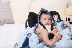 Babymam kocyk minky do fotelika nosidełka ciepły