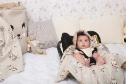 Babymam kocyk minky do fotelika nosidełka ciepły