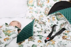 Babymam kocyk minky do fotelika nosidełka ciepły