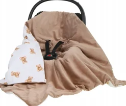 Babymam kocyk otulacz do nosidełka wózka fotelika