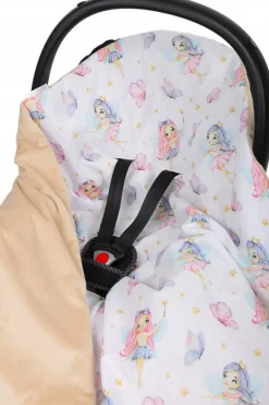 Babymam kocyk otulacz do nosidełka wózka fotelika