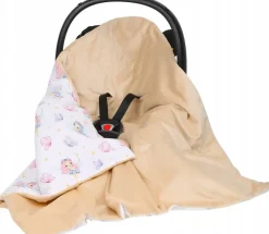 Babymam kocyk otulacz do nosidełka wózka fotelika