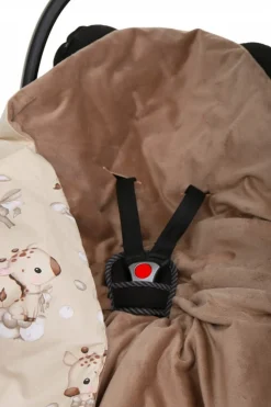 Babymam kocyk otulacz do nosidełka wózka fotelika