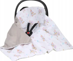 Babymam kocyk otulacz do nosidełka wózka fotelika