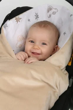 Babymam kocyk otulacz do nosidełka wózka fotelika