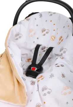Babymam kocyk otulacz do nosidełka wózka fotelika