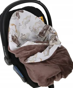 Babymam kocyk otulacz do nosidełka wózka fotelika