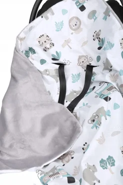 Babymam kocyk otulacz do nosidełka wózka fotelika
