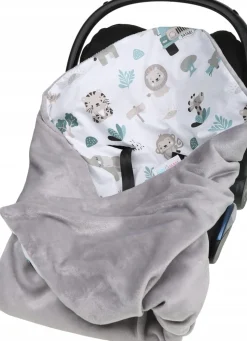 Babymam kocyk otulacz do nosidełka wózka fotelika