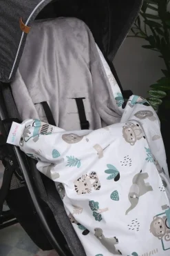 Babymam kocyk otulacz do nosidełka wózka fotelika