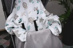 Babymam kocyk otulacz do nosidełka wózka fotelika