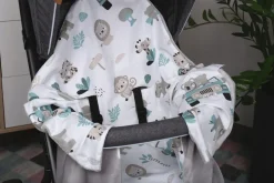 Babymam kocyk otulacz do nosidełka wózka fotelika