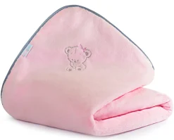 Babymam kocyk pluszowy haftowany 75x100 premium