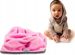 Babymam kocyk pluszowy haftowany 75x100 premium