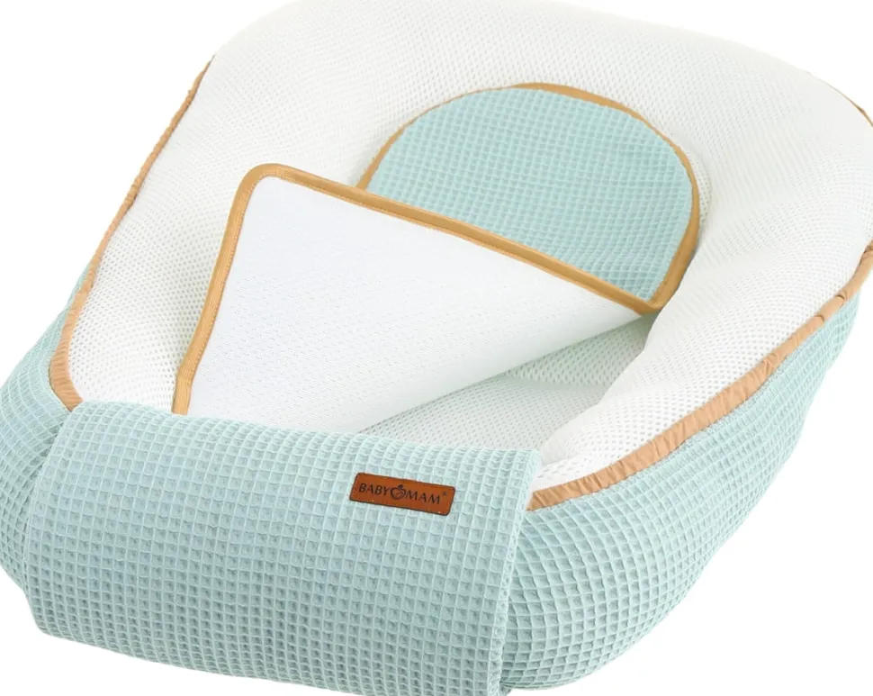 Babymam kokon niemowlęcy AIR 3D safe sleep set gniazdo kojec zestaw