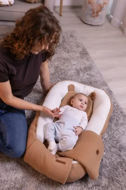 Babymam kokon niemowlęcy AIR 3D safe sleep set gniazdo kojec zestaw