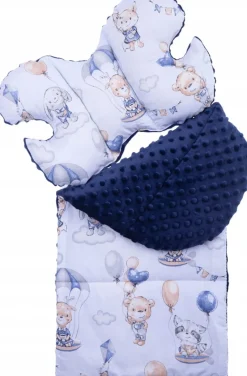 Babymam kokon niemowlęcy gniazdo kojec minky 7 el.