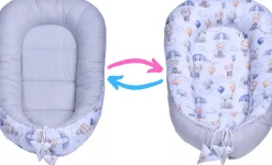 Babymam kokon niemowlęcy gniazdo kojec minky 7 el.