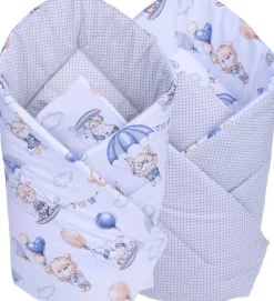 Babymam kokon niemowlęcy gniazdo kojec minky 7 el.