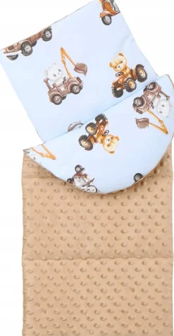 Babymam kokon niemowlęcy gniazdo kojec minky 7 el.